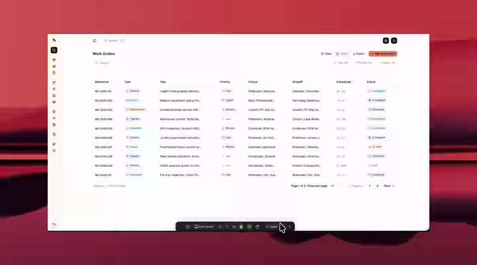 Preview ProMax dashboard