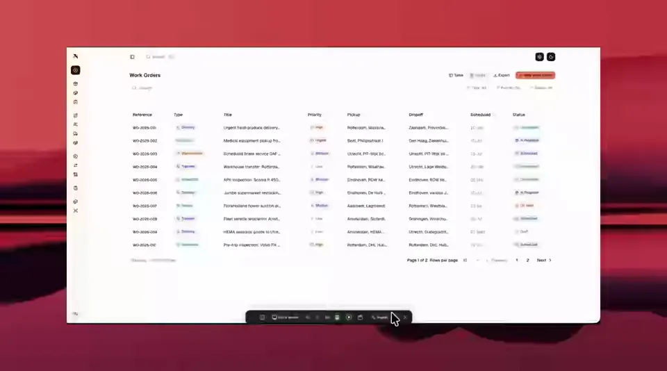 Preview ProMax dashboard